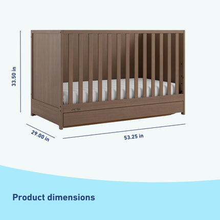 Graco® Theo 3-in-1 Convertible Crib with Drawer