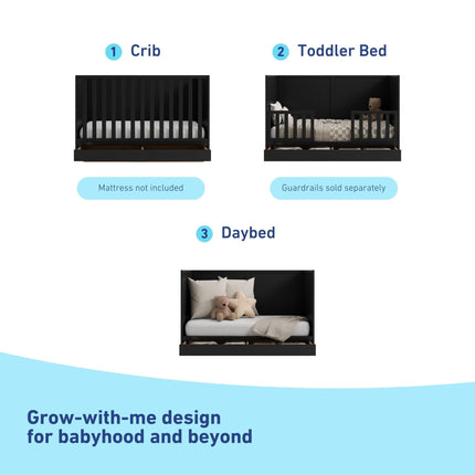 Graco® Theo 3-in-1 Convertible Crib with Drawer