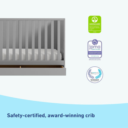 Graco® Theo 3-in-1 Convertible Crib with Drawer
