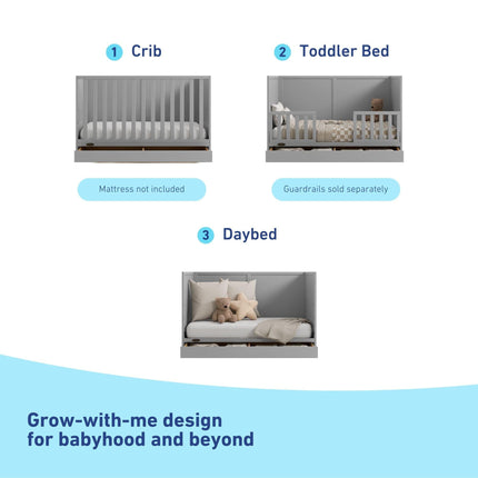 Graco® Theo 3-in-1 Convertible Crib with Drawer