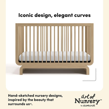 Storkcraft® Santorini® Deluxe 5-in-1 Convertible Crib with Bonus Toddler Guardrail