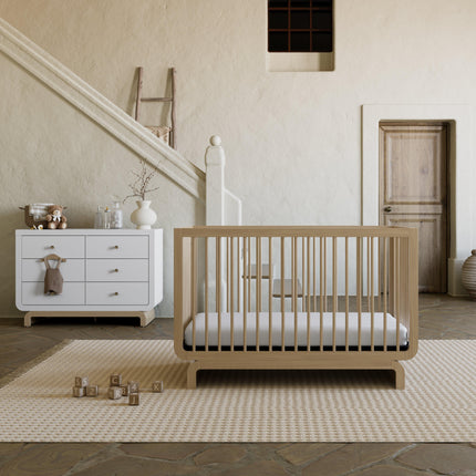 Storkcraft® Santorini® Deluxe 5-in-1 Convertible Crib with Bonus Toddler Guardrail