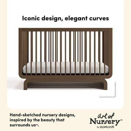 Storkcraft® Santorini® Deluxe 5-in-1 Convertible Crib with Bonus Toddler Guardrail