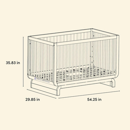 Storkcraft® Santorini® Deluxe 5-in-1 Convertible Crib with Bonus Toddler Guardrail