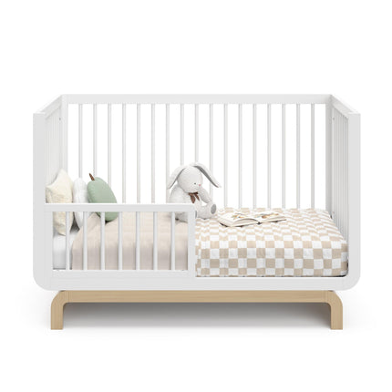 Storkcraft® Santorini® Deluxe 5-in-1 Convertible Crib with Bonus Toddler Guardrail