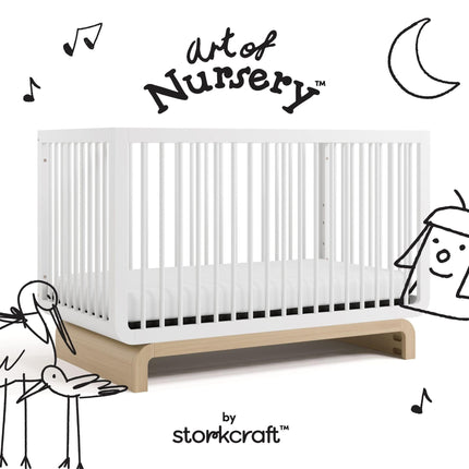 Storkcraft® Santorini® Deluxe 5-in-1 Convertible Crib with Bonus Toddler Guardrail