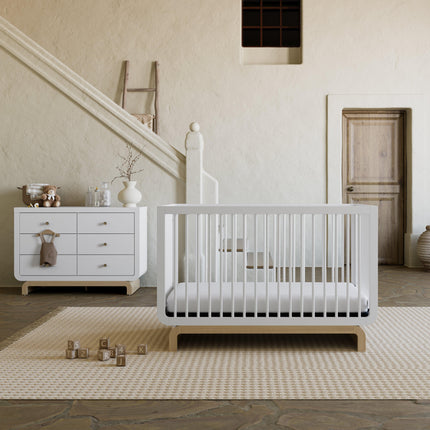 Storkcraft® Santorini® Deluxe 5-in-1 Convertible Crib with Bonus Toddler Guardrail