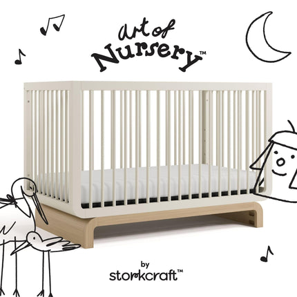 Storkcraft® Santorini® Deluxe 5-in-1 Convertible Crib with Bonus Toddler Guardrail