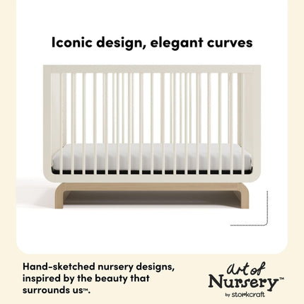 Storkcraft® Santorini® Deluxe 5-in-1 Convertible Crib with Bonus Toddler Guardrail