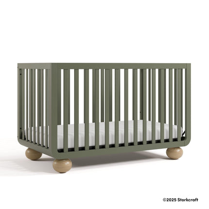 Storkcraft® Amalfi™ Deluxe 5-in-1 Convertible Crib with Bonus Toddler Guardrail