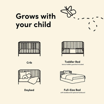Storkcraft® Casablanca™ Deluxe 5-in-1 Convertible Crib with Drawer