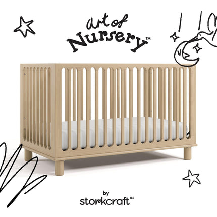 Storkcraft® Sicily® Deluxe 3-in-1 Convertible Crib with Bonus Toddler Guardrail