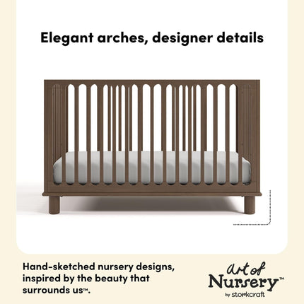 Storkcraft® Sicily® Deluxe 3-in-1 Convertible Crib with Bonus Toddler Guardrail