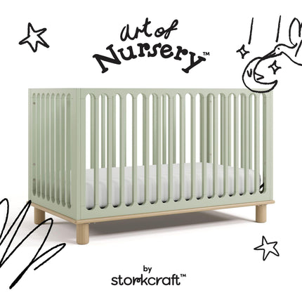 Storkcraft® Sicily® Deluxe 3-in-1 Convertible Crib with Bonus Toddler Guardrail