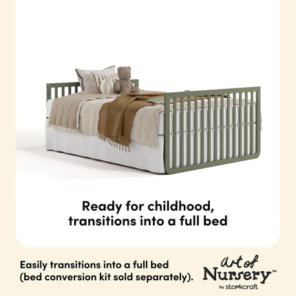 Storkcraft® Amalfi™ Deluxe 5-in-1 Convertible Crib with Bonus Toddler Guardrail