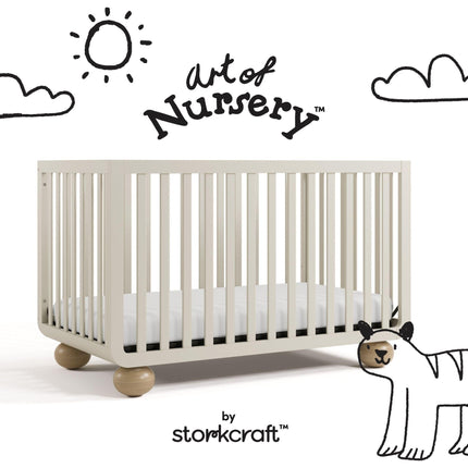 Storkcraft® Amalfi™ Deluxe 5-in-1 Convertible Crib with Bonus Toddler Guardrail