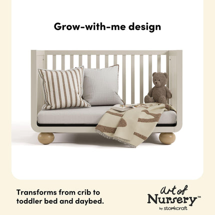 Storkcraft® Amalfi™ Deluxe 5-in-1 Convertible Crib with Bonus Toddler Guardrail