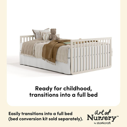 Storkcraft® Amalfi™ Deluxe 5-in-1 Convertible Crib with Bonus Toddler Guardrail