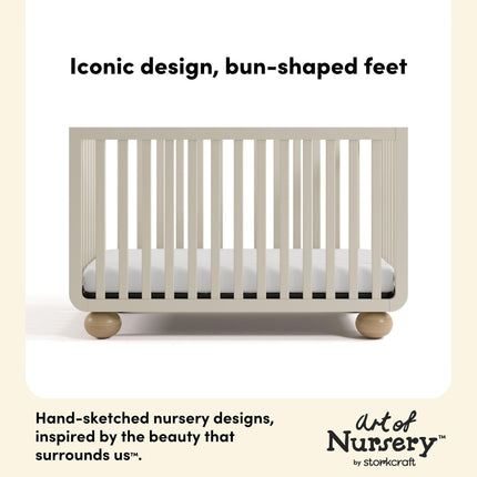 Storkcraft® Amalfi™ Deluxe 5-in-1 Convertible Crib with Bonus Toddler Guardrail
