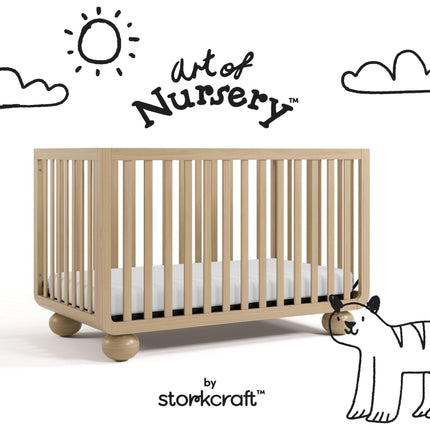 Storkcraft® Amalfi™ Deluxe 5-in-1 Convertible Crib with Bonus Toddler Guardrail
