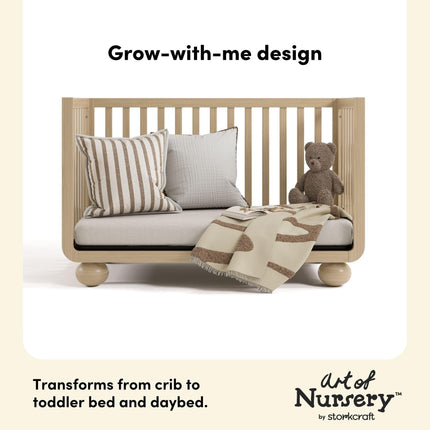 Storkcraft® Amalfi™ Deluxe 5-in-1 Convertible Crib with Bonus Toddler Guardrail