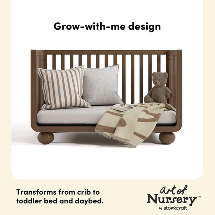 Storkcraft® Amalfi™ Deluxe 5-in-1 Convertible Crib with Bonus Toddler Guardrail