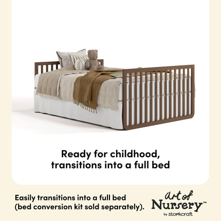 Storkcraft® Amalfi™ Deluxe 5-in-1 Convertible Crib with Bonus Toddler Guardrail