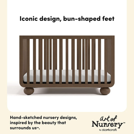 Storkcraft® Amalfi™ Deluxe 5-in-1 Convertible Crib with Bonus Toddler Guardrail