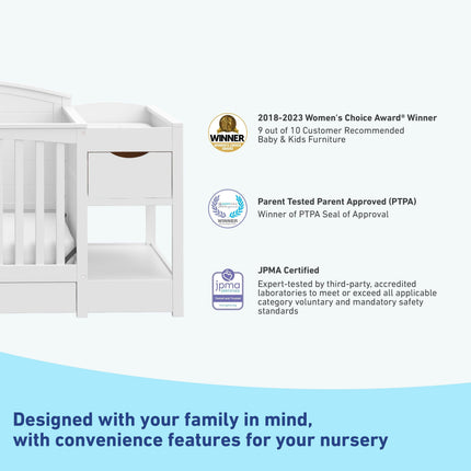 Graco® Bellwood® 5-in-1 Convertible Crib and Changer