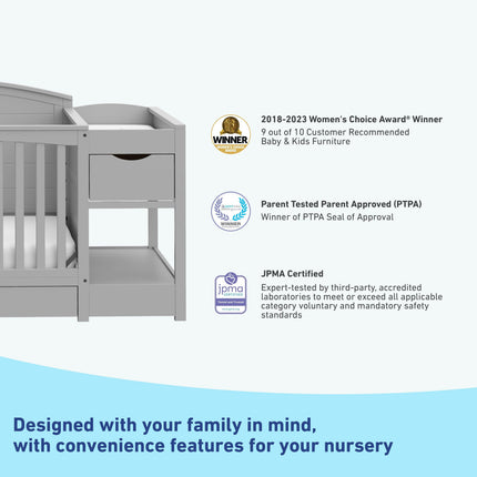 Graco® Bellwood® 5-in-1 Convertible Crib and Changer