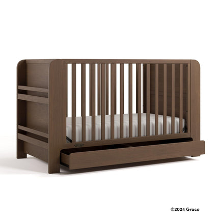 Graco® Read-with-Me® 4-in-1 Convertible Bookshelf Crib with Drawer