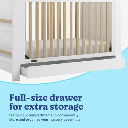 Graco® Read-with-Me® 4-in-1 Convertible Bookshelf Crib with Drawer