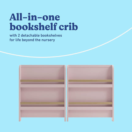 Graco® Read-with-Me® 4-in-1 Convertible Bookshelf Crib with Drawer