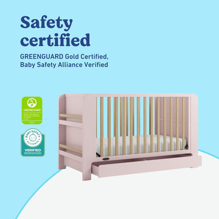Graco® Read-with-Me® 4-in-1 Convertible Bookshelf Crib with Drawer