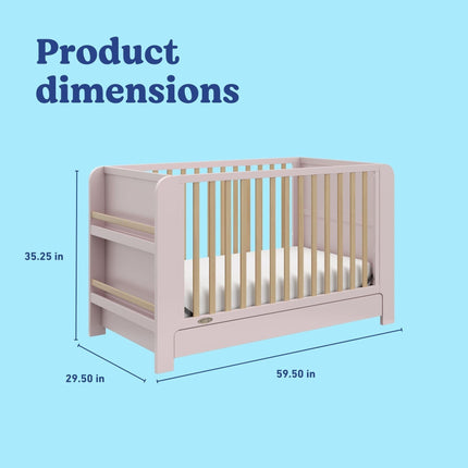 Graco® Read-with-Me® 4-in-1 Convertible Bookshelf Crib with Drawer