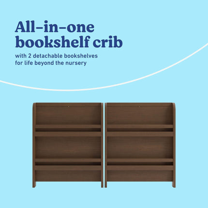 Graco® Read-with-Me® 4-in-1 Convertible Bookshelf Crib with Drawer
