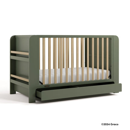 Graco® Read-with-Me® 4-in-1 Convertible Bookshelf Crib with Drawer