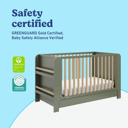 Graco® Read-with-Me® 4-in-1 Convertible Bookshelf Crib with Drawer