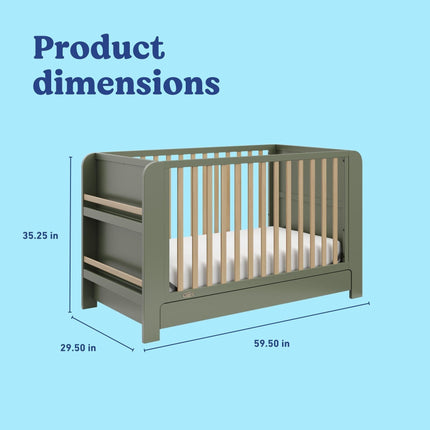 Graco® Read-with-Me® 4-in-1 Convertible Bookshelf Crib with Drawer