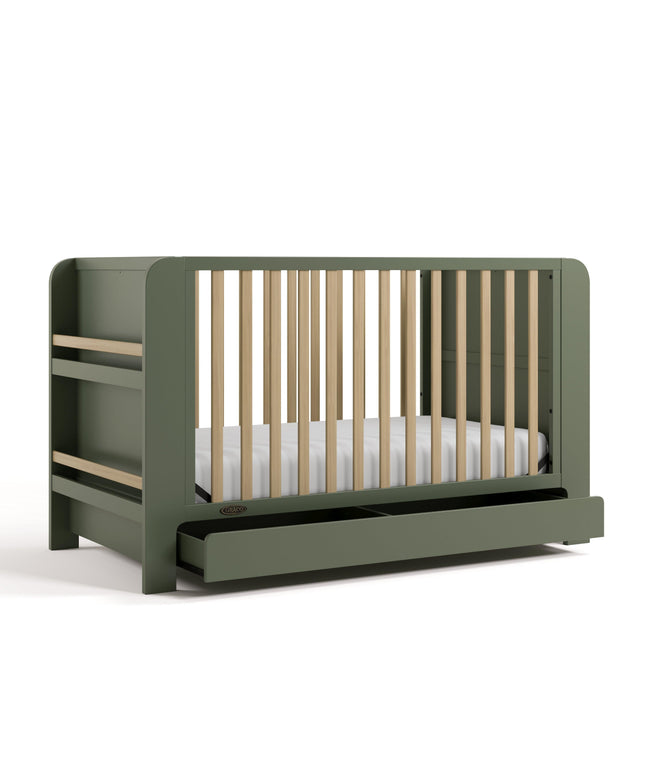 Graco® Read-with-Me® 4-in-1 Convertible Bookshelf Crib with Drawer
