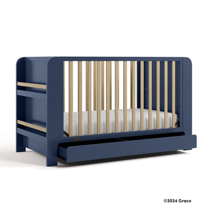 Graco® Read-with-Me® 4-in-1 Convertible Bookshelf Crib with Drawer