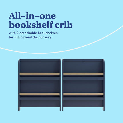 Graco® Read-with-Me® 4-in-1 Convertible Bookshelf Crib with Drawer