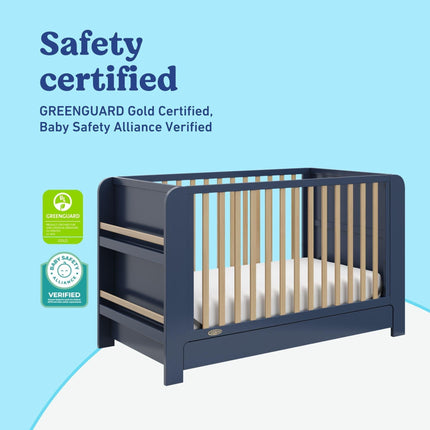 Graco® Read-with-Me® 4-in-1 Convertible Bookshelf Crib with Drawer