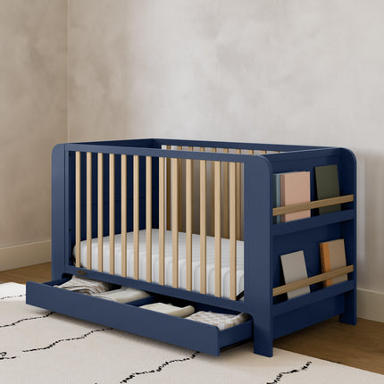 Graco® Read-with-Me® 4-in-1 Convertible Bookshelf Crib with Drawer