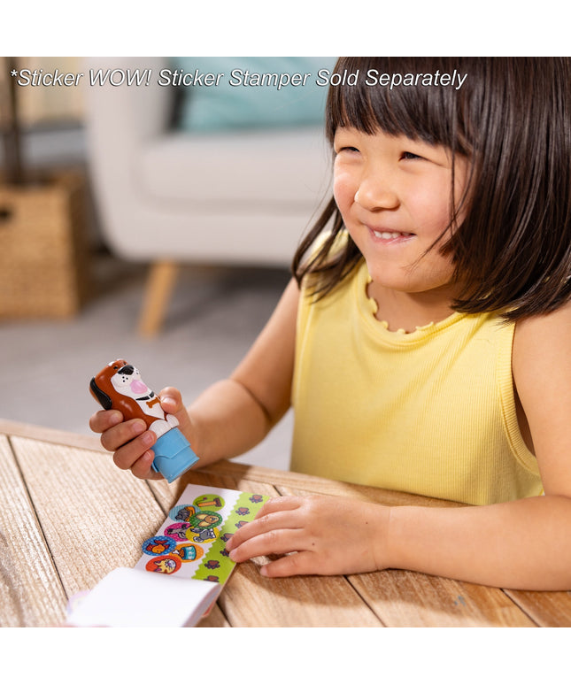 Sticker WOW!® Mini Activity Pad & Refill Stickers - Pets (200+ Stickers, Stamper Not Included)