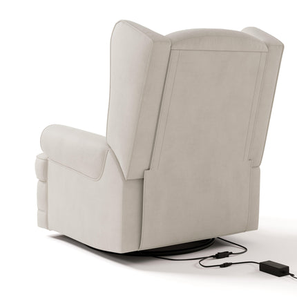 Storkcraft® Serenity Wingback Upholstered Recliner Glider