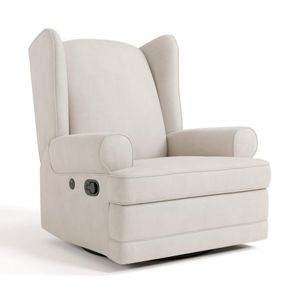 Storkcraft® Serenity Wingback Upholstered Recliner Glider