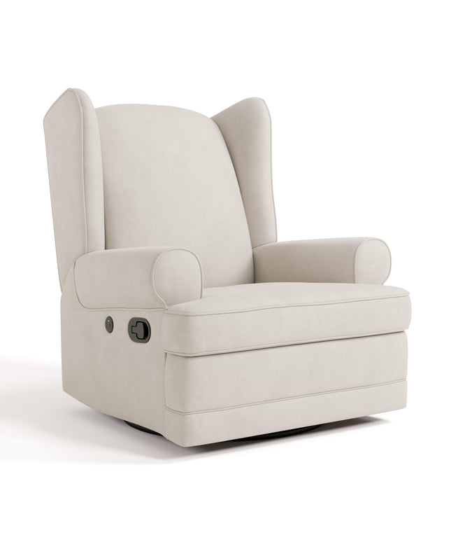 Storkcraft® Serenity Wingback Upholstered Recliner Glider