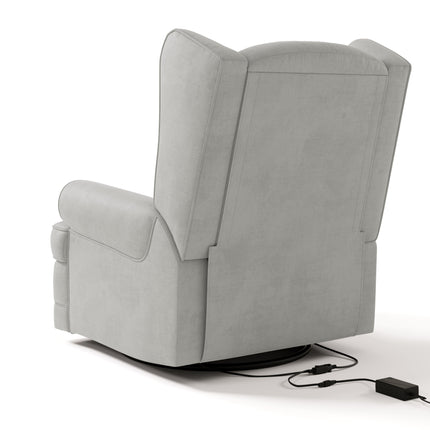 Storkcraft® Serenity Wingback Upholstered Recliner Glider