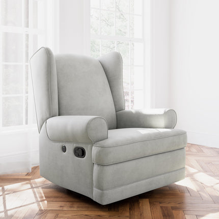 Storkcraft® Serenity Wingback Upholstered Recliner Glider